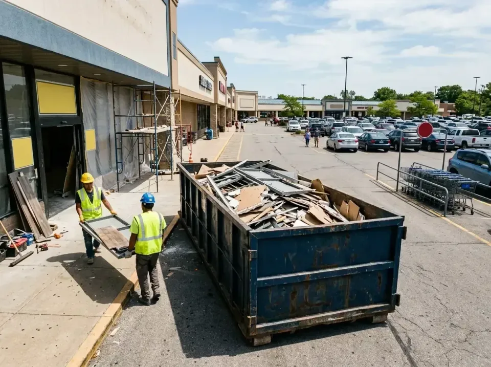 retail-store-renovation-debris-003 — frequently asked questions, Roll-off Dumpster Rentals in Pittsfield, IL